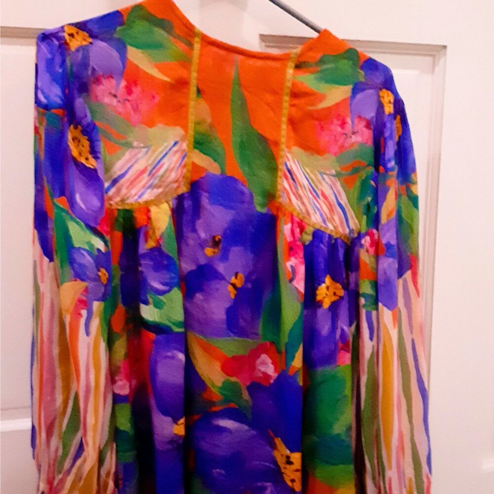 NWT Anthropologie Bl^nk Miranda Peasant Blouse - Picture 5 of 6